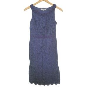 Boden Blue Lace Dress Size 2